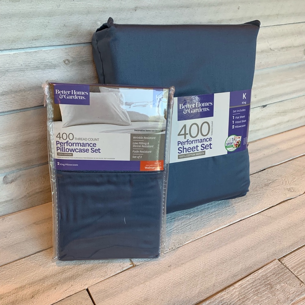 Better Homes & Gardens King Sheet Set NIB